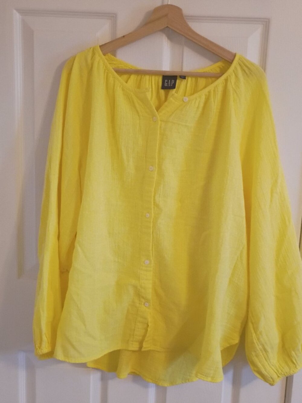 NWT Gap Yellow XXL Blouse